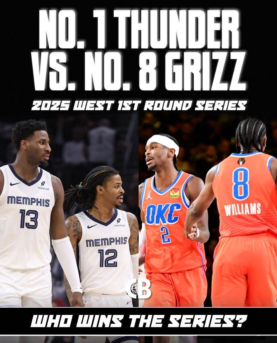 NBA季后赛对阵!热火骑士狭路相逢,灰熊雷霆谁能以下克上