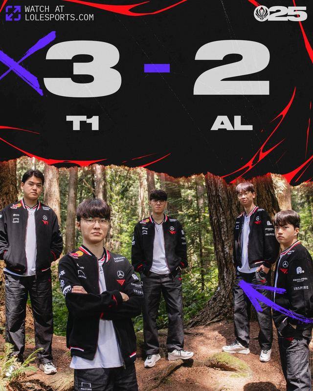 LOL-MSI:Oner蝎子节奏完美主导决胜局,T1 3-2击败AL挺进决赛