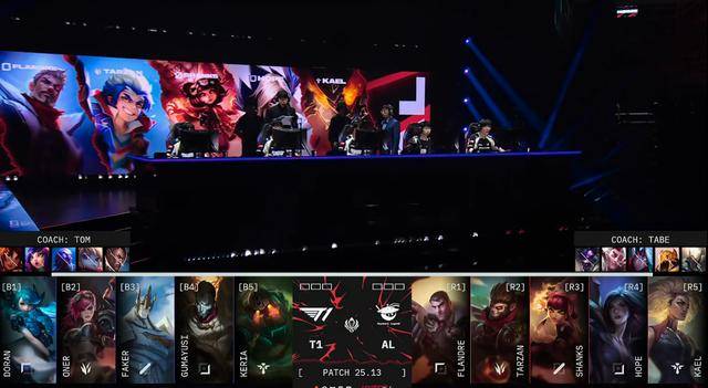 LOL-MSI:Oner蝎子节奏完美主导决胜局,T1 3-2击败AL挺进决赛